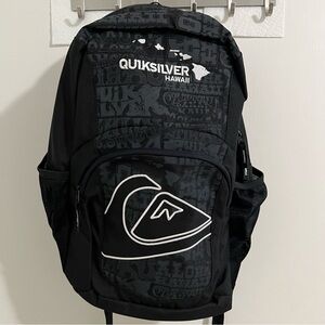 Quicksilver hawaii aloha black backpack